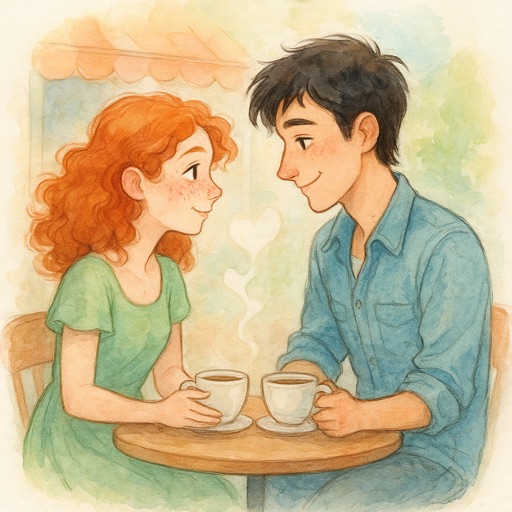Example cartoon: Our first date